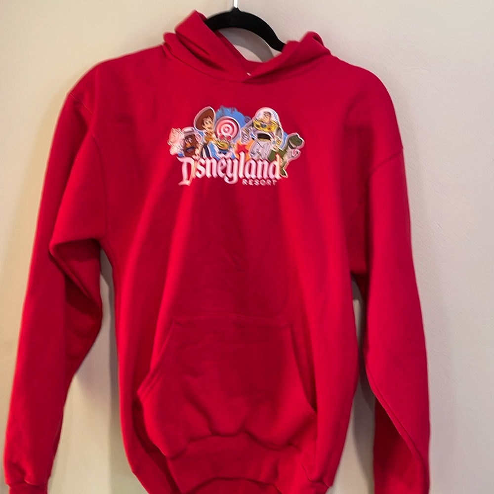 Disney Parks red Toy Story hoodie Sweat shirt Versatile Casual Comfortable Cute